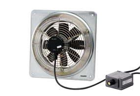 Axiální nástěnný ventilátor DZQ 50/4 B E Ex e